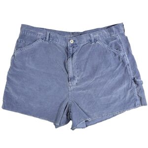 AE High-Rise 90s Boyfriend Blue‎ Quarteroy Shorts Size 20